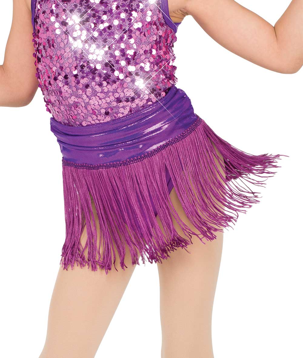 22982F Dont Blink Fringe Skirt