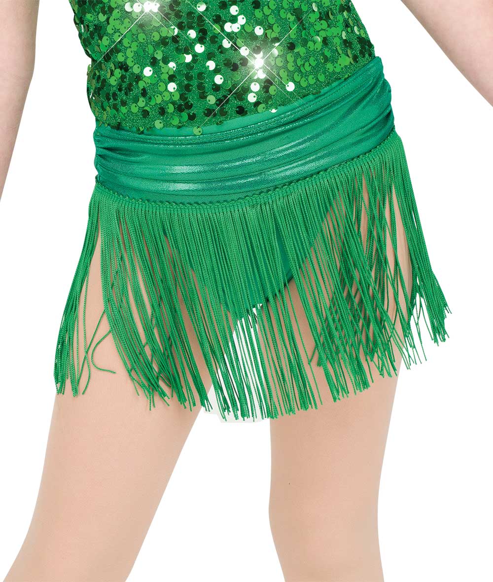 22982F Dont Blink Fringe Skirt