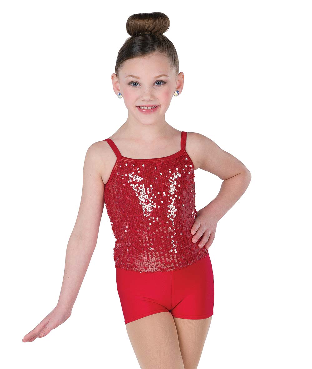 26170 Taking Over Shortall – Sparkly Sequin Dance Base Costume for Jazz, Tap & Combo Performances