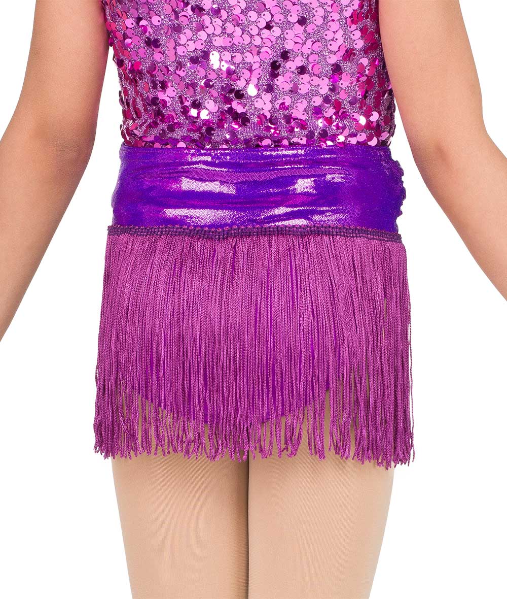 22982F Dont Blink Fringe Skirt
