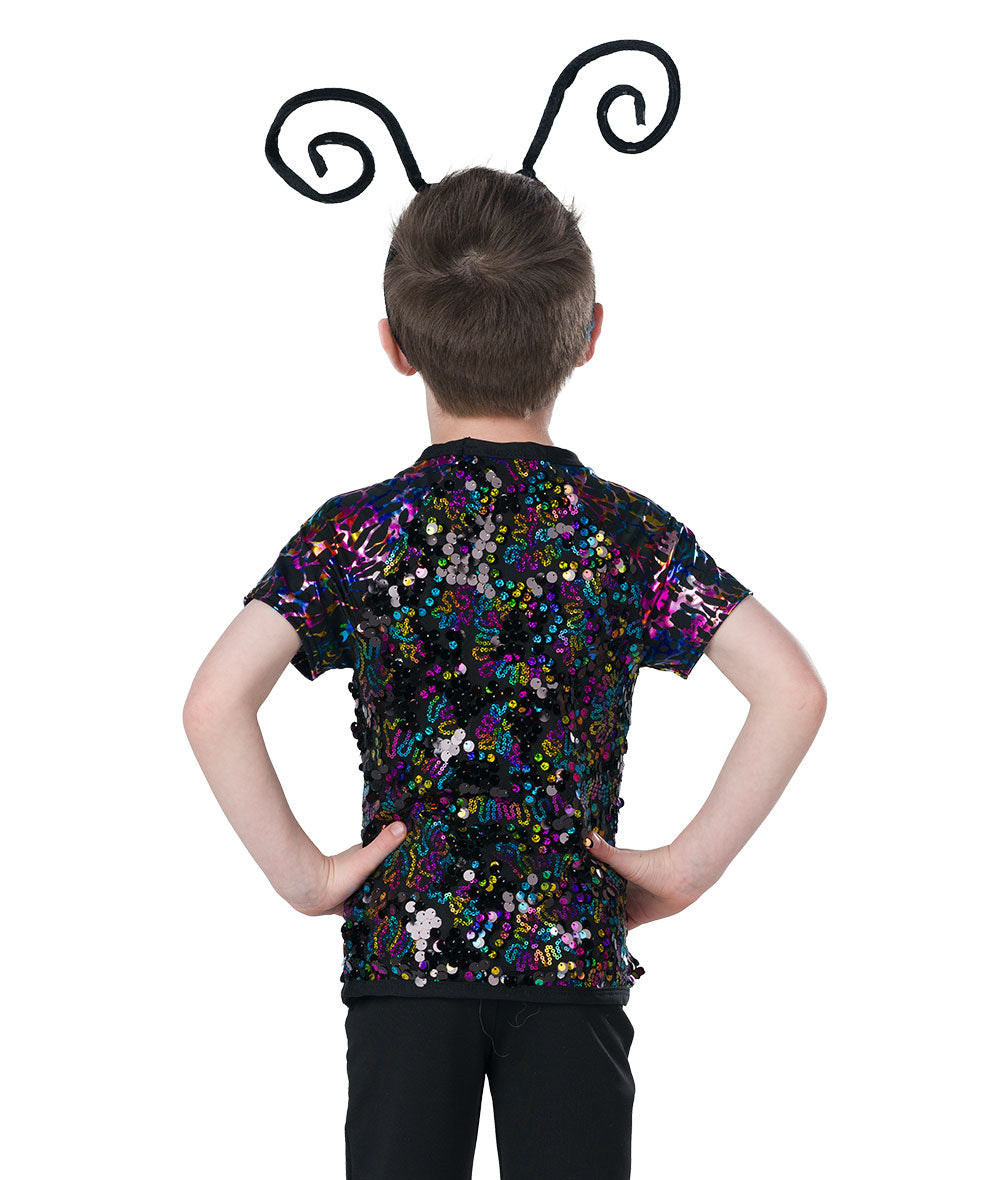 25307 Glitter Bug Boy Top