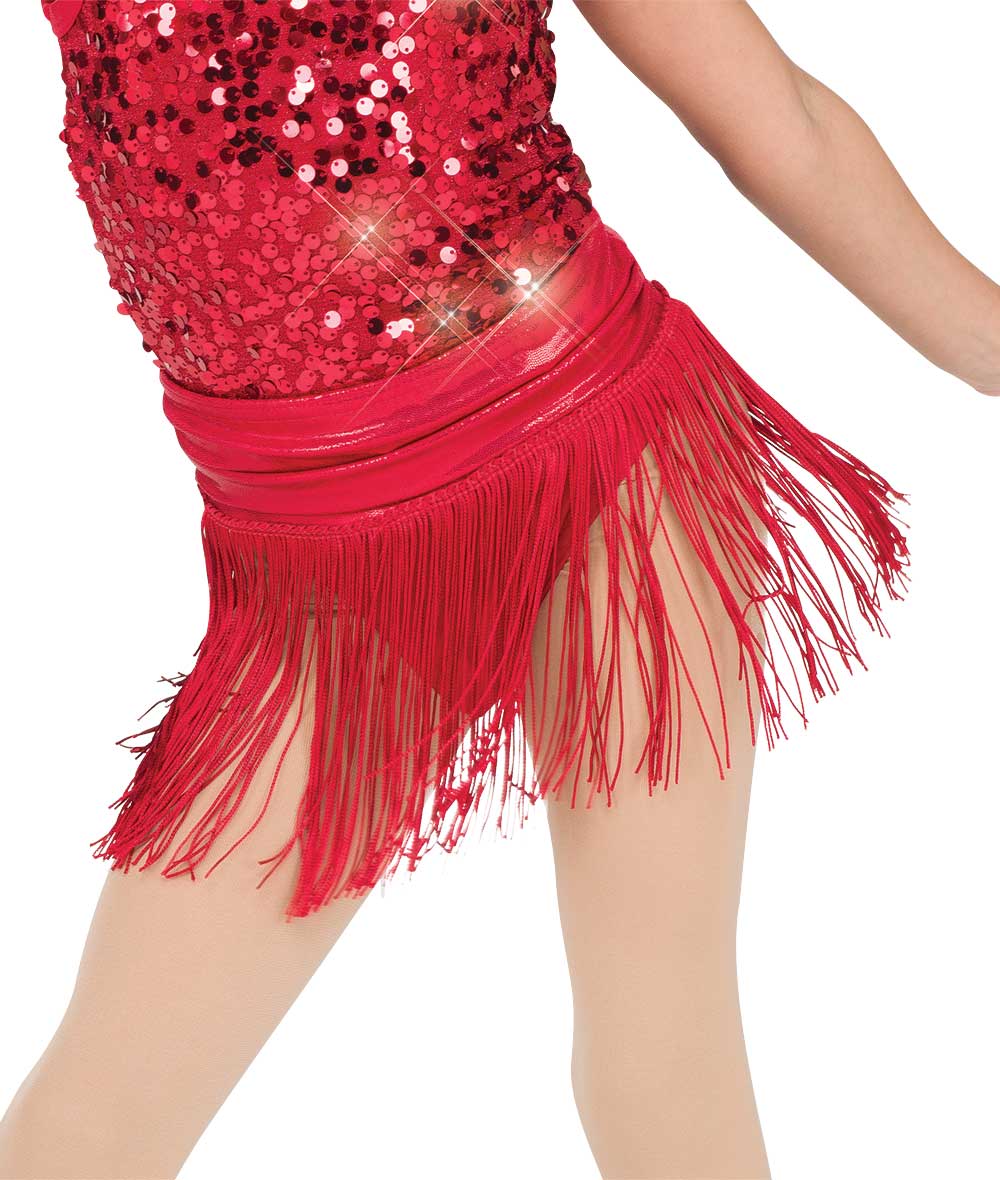 22982F Dont Blink Fringe Skirt