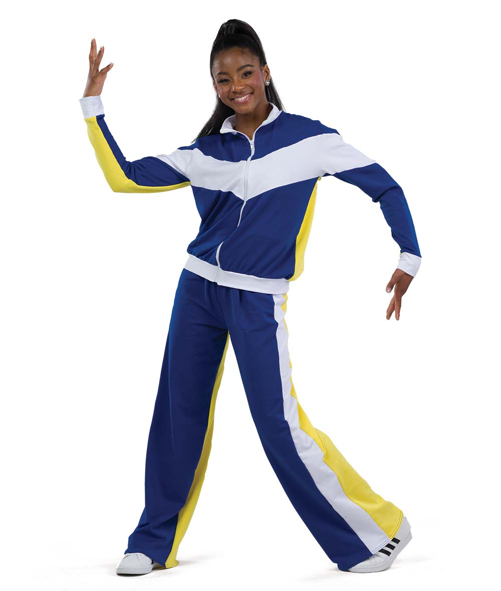 26375 Back to Back – Gender Neutral Color Blocked Dance Tracksuit Set