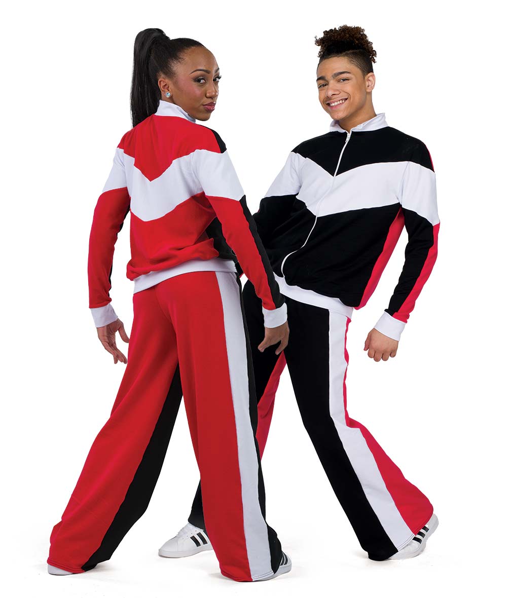 26375 Back to Back – Gender Neutral Color Blocked Dance Tracksuit Set