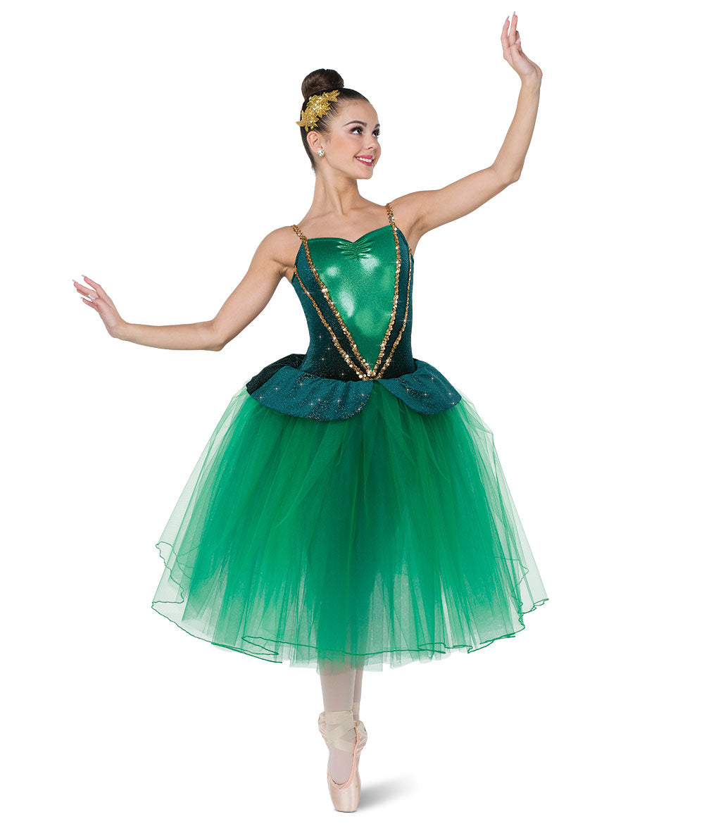 H703 Experience Romantic – Burgundy Romantic Tulle Ballet Dress with Sequin Trim for Holiday Performances