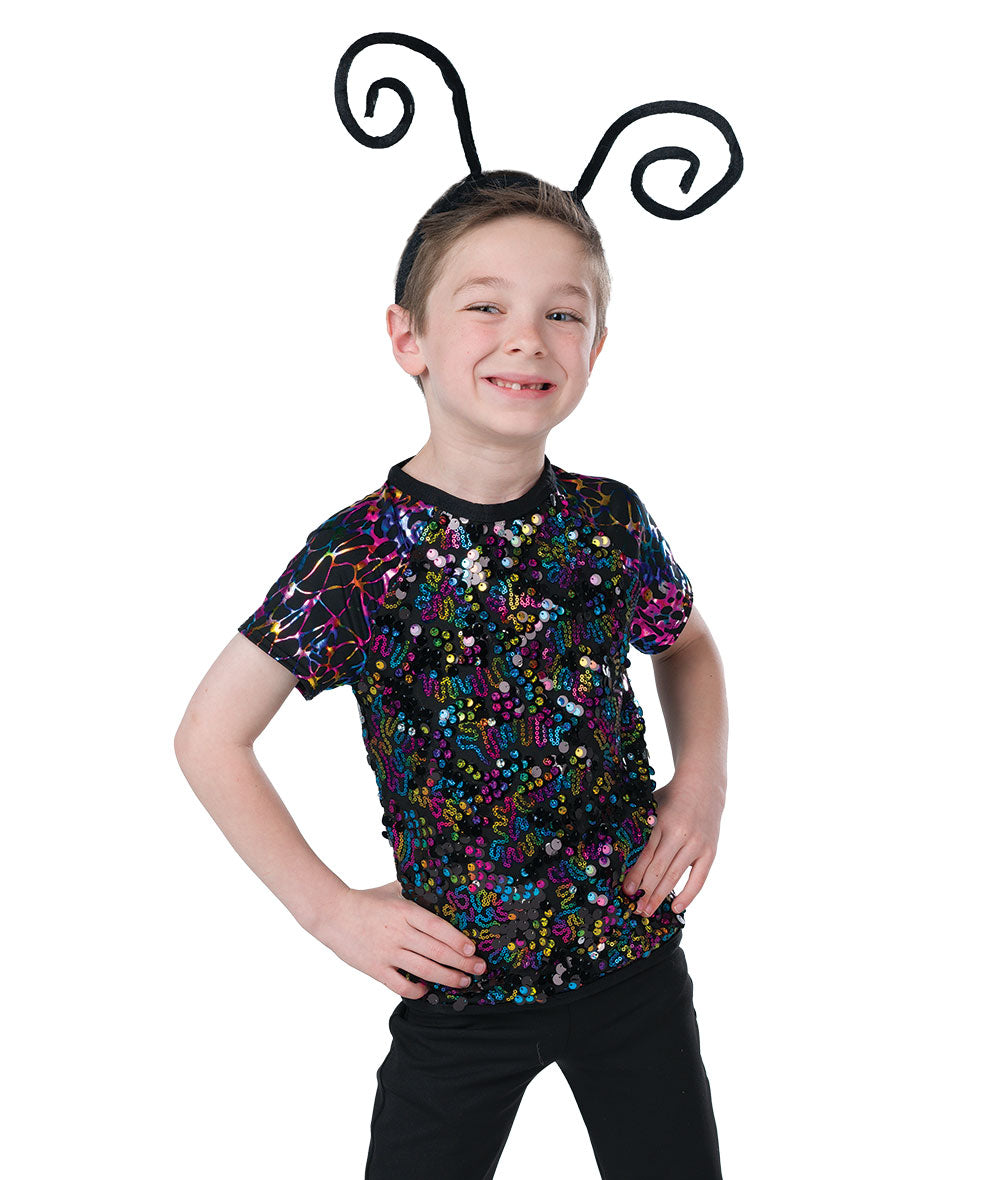 25307 Glitter Bug Boy Top