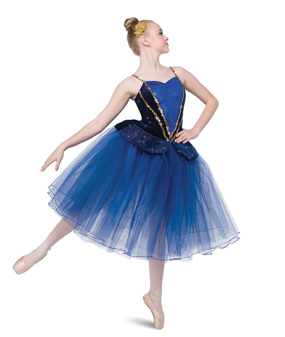 H703 Experience Romantic – Burgundy Romantic Tulle Ballet Dress with Sequin Trim for Holiday Performances