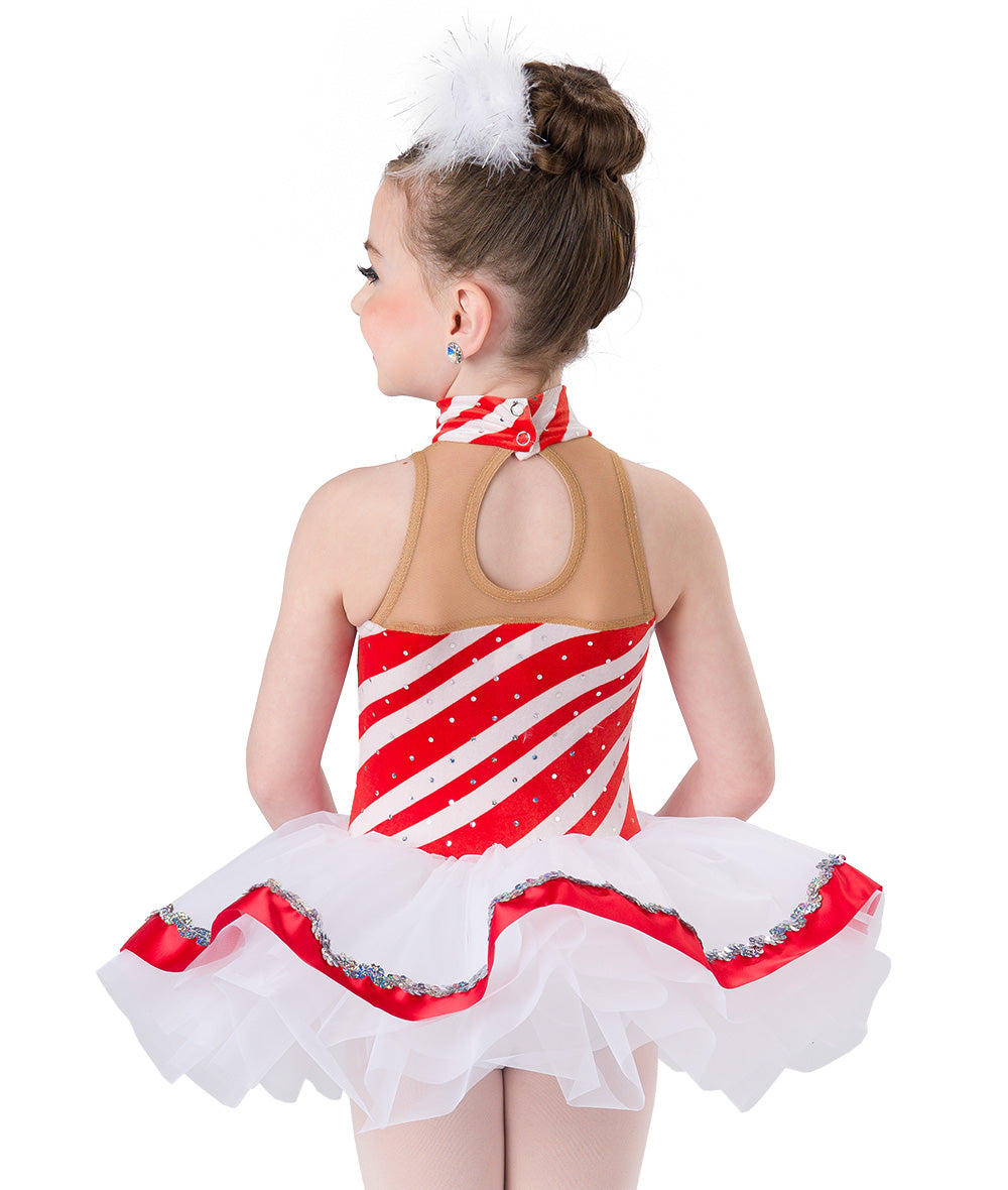 H533Y Peppermint Cane Short Tutu
