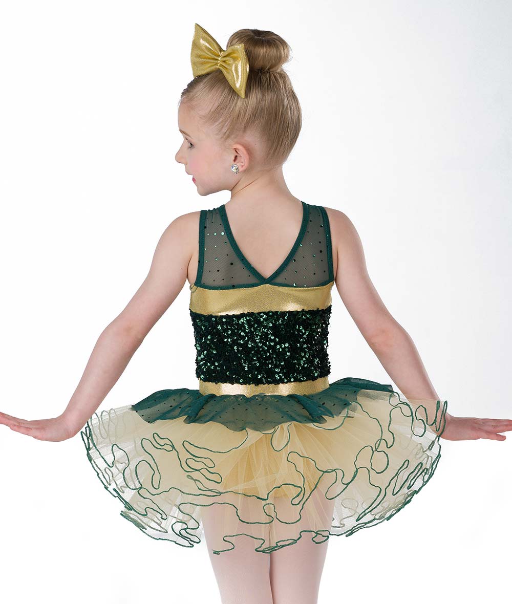 H688 Christmas Without You – Red & Green Holiday Tutu Dress for Dance Recitals