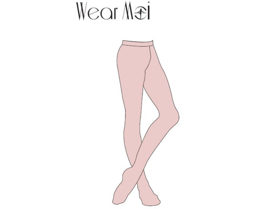 LIGHT PINK PREMIERE FOOTED TIGHTS