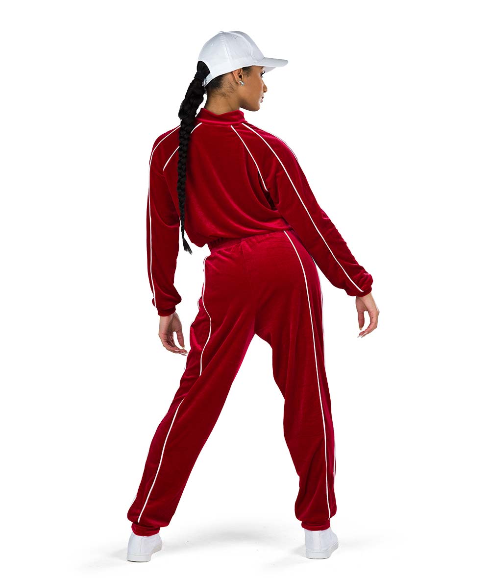 26145Y Better Have My Money – Velvet Dance Tracksuit Set for Hip Hop & Street Style