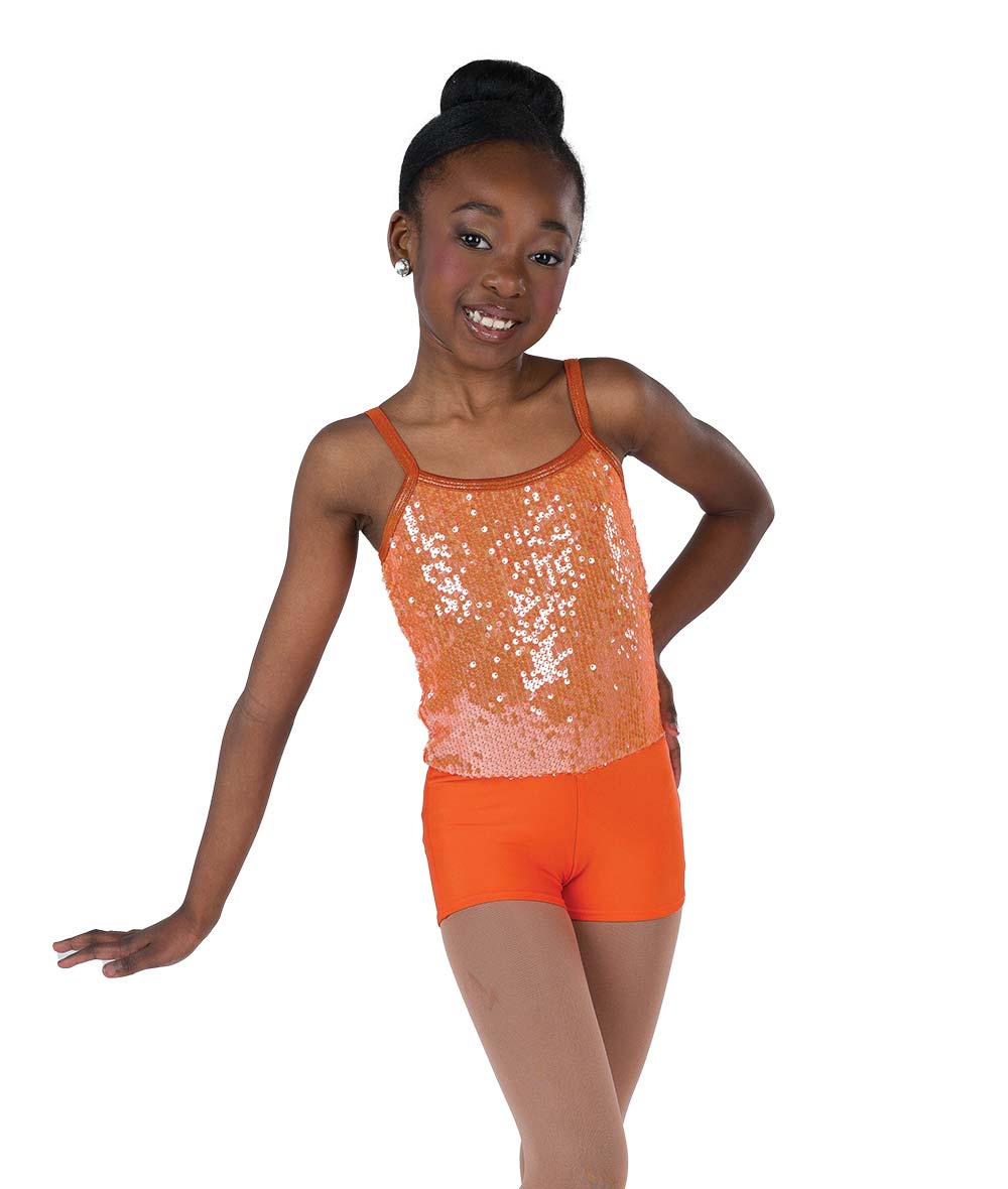 26170 Taking Over Shortall – Sparkly Sequin Dance Base Costume for Jazz, Tap & Combo Performances
