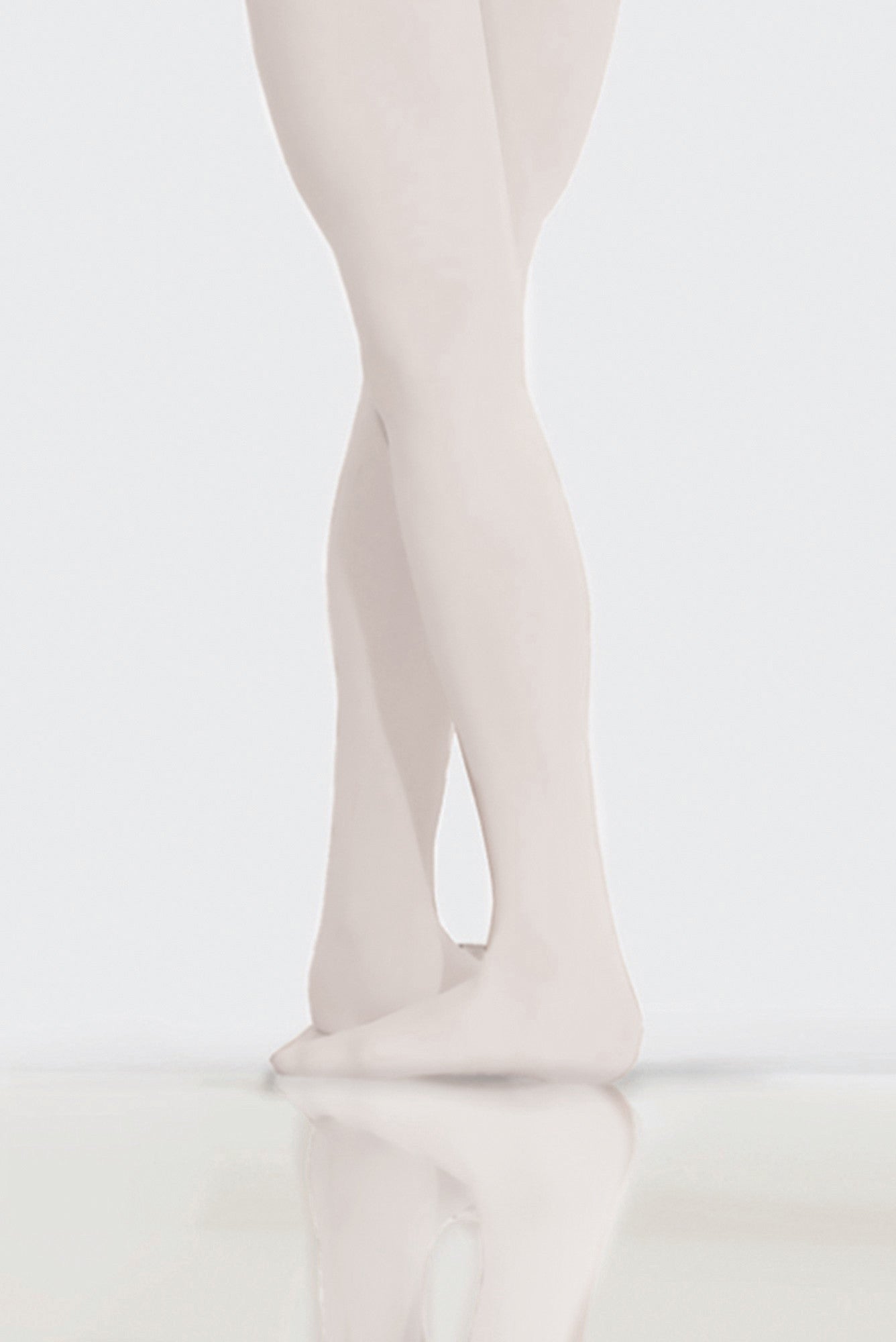 WHITE PREMIERE FOOTED TIGHTS