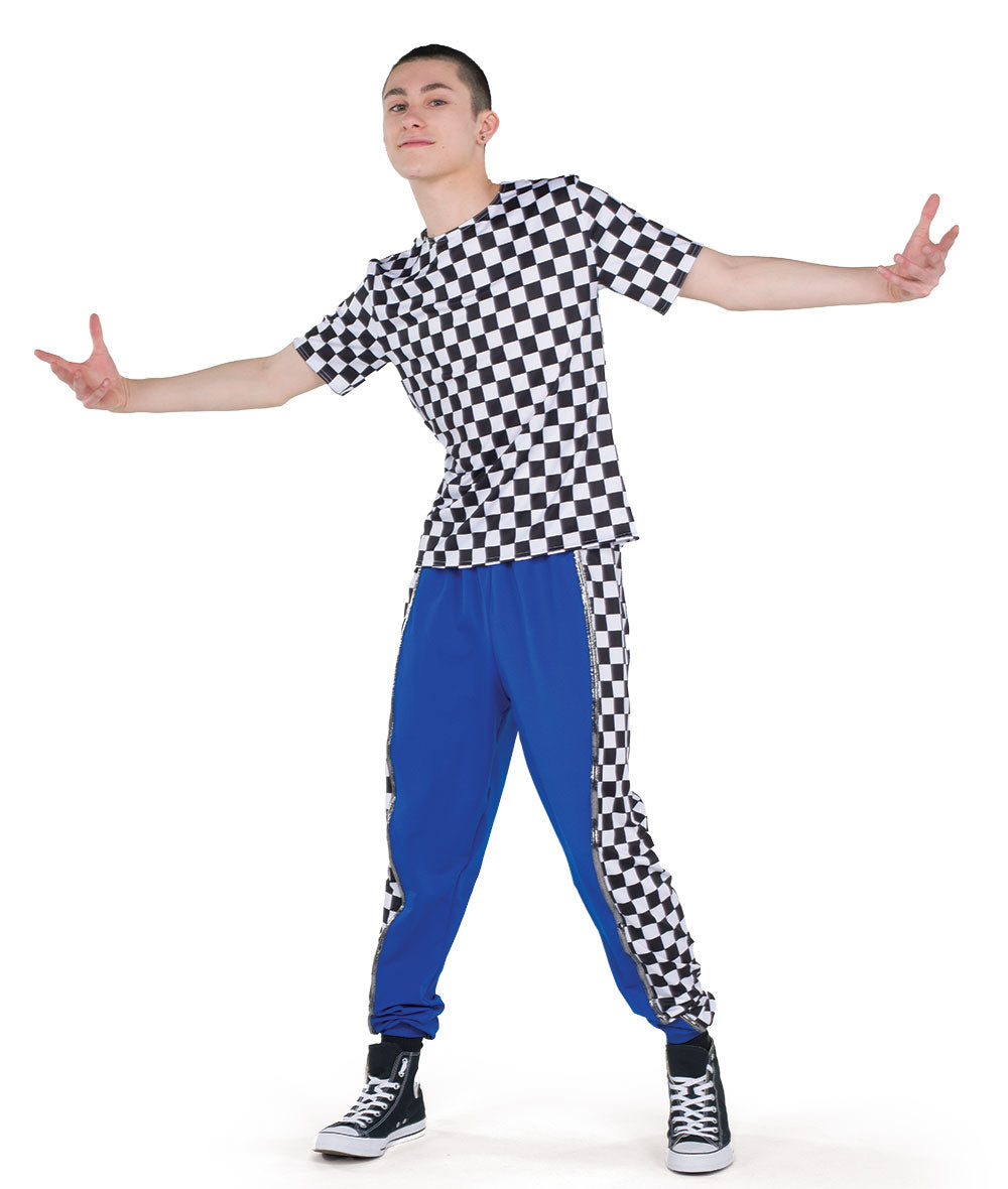 23133 Checked Guy Top