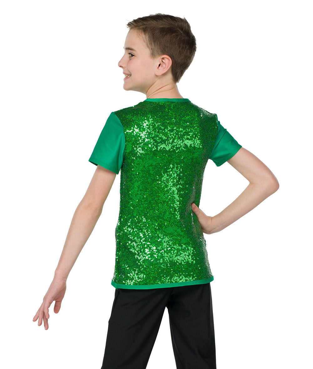 25409 Elite Sequin Guy Top