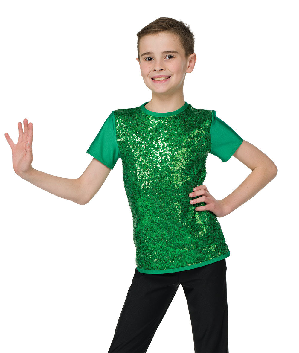 25409 Elite Sequin Guy Top