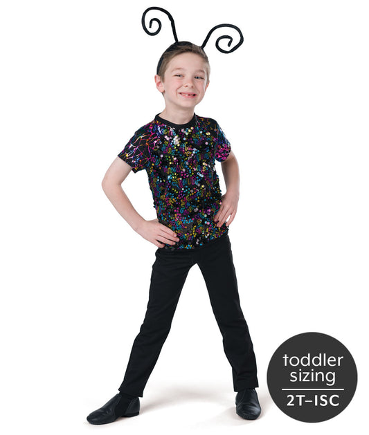 25307 Glitter Bug Boy Top