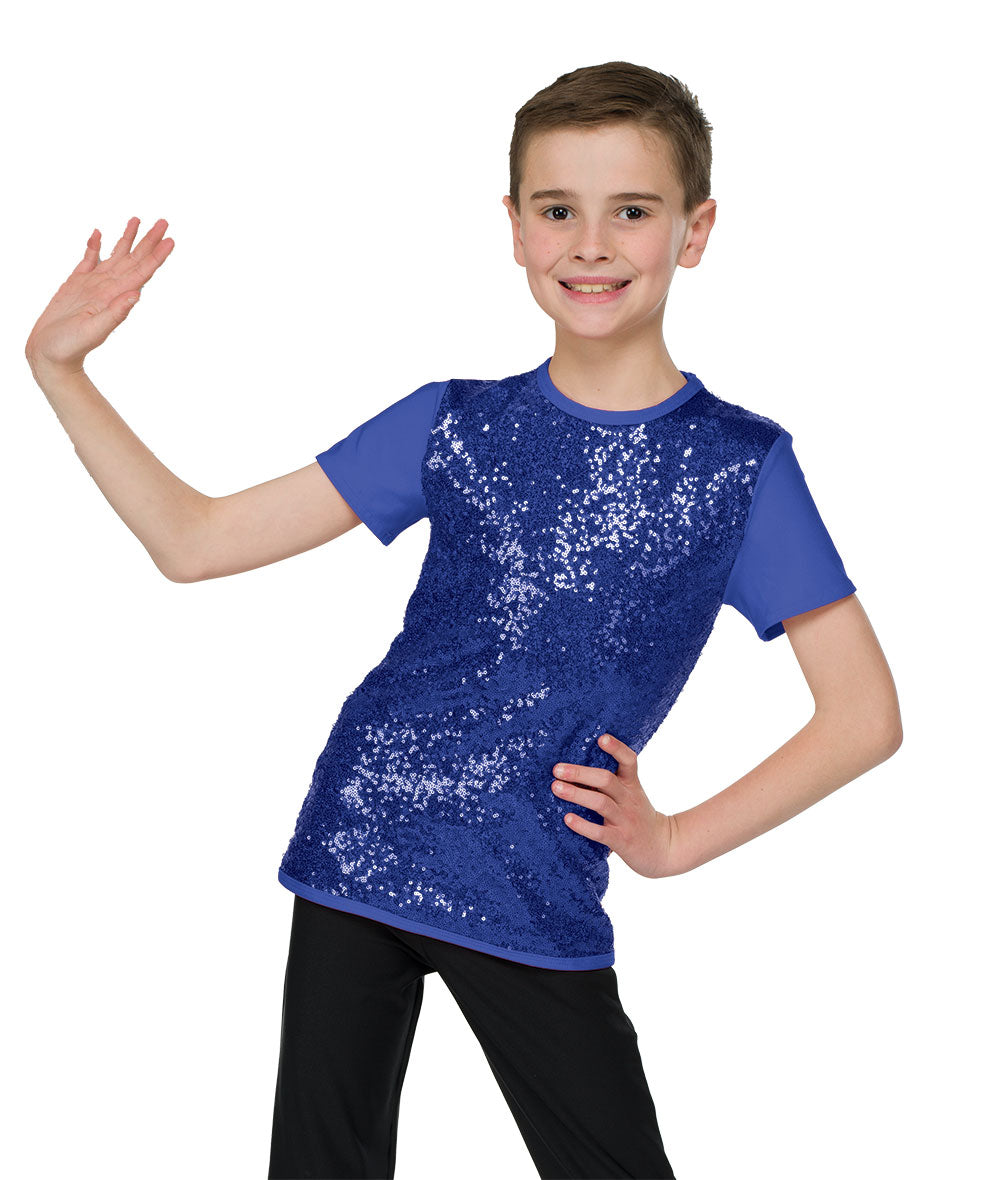 25409 Elite Sequin Guy Top