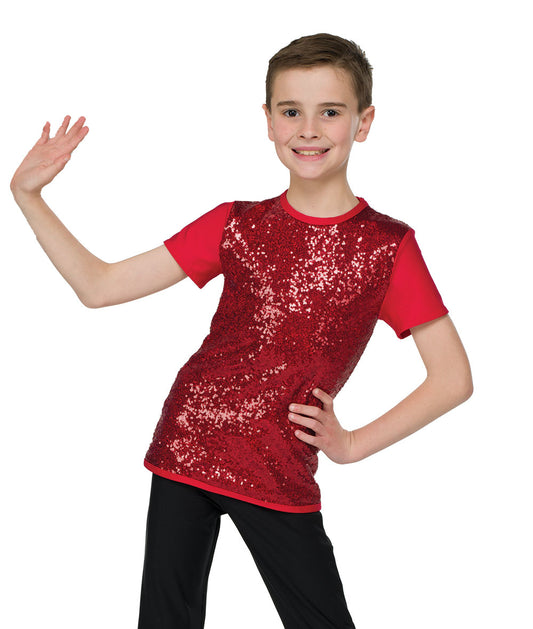 25409 Elite Sequin Guy Top