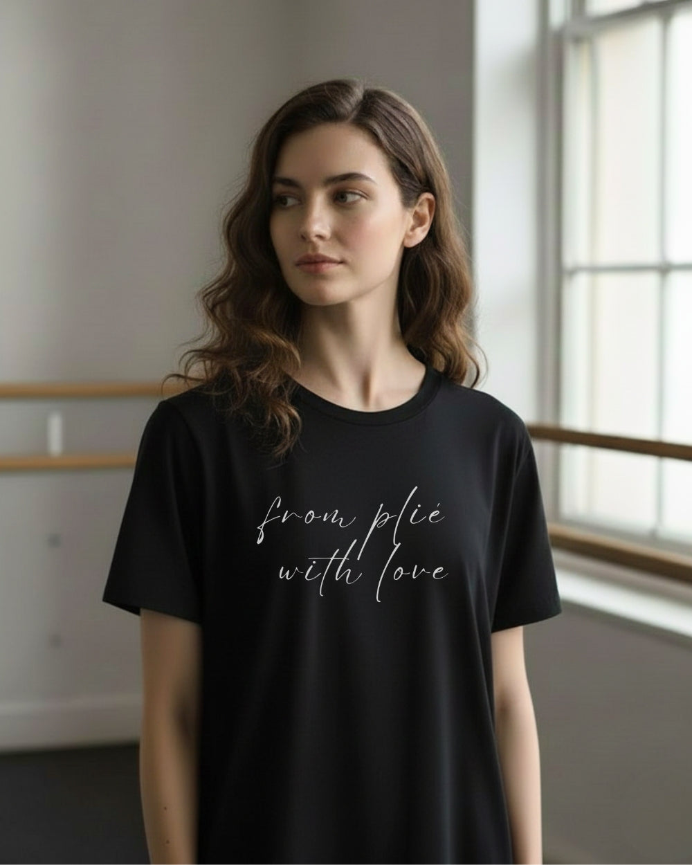 aurent. Unisex Ballet T-Shirts｜from plié with love（Black）