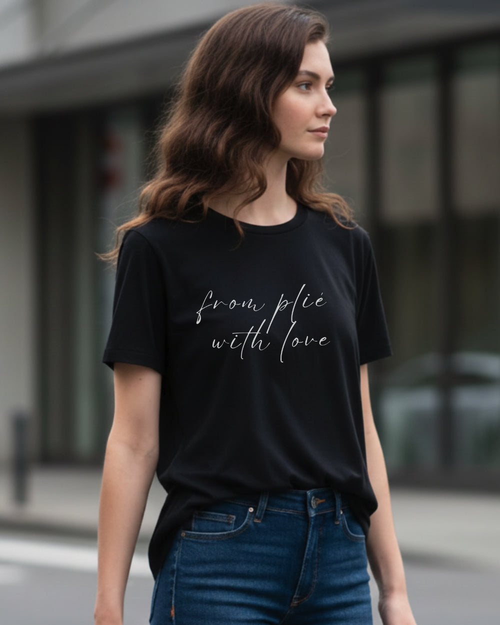 aurent. Unisex Ballet T-Shirts｜from plié with love（Black）