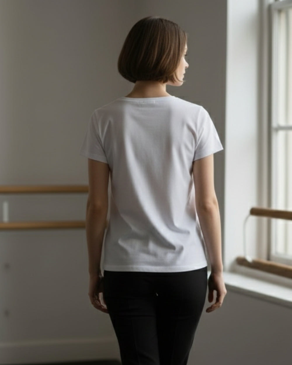 aurent. Unisex Ballet T-Shirts｜from plié with love（White）