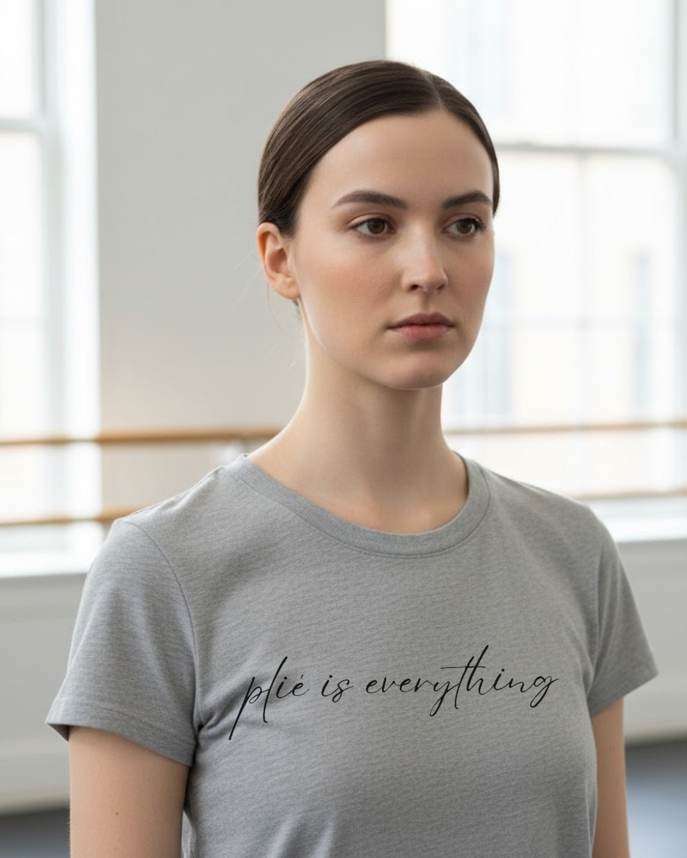 aurent. Unisex Ballet T-Shirts｜plié is everything（Athletic Heather）