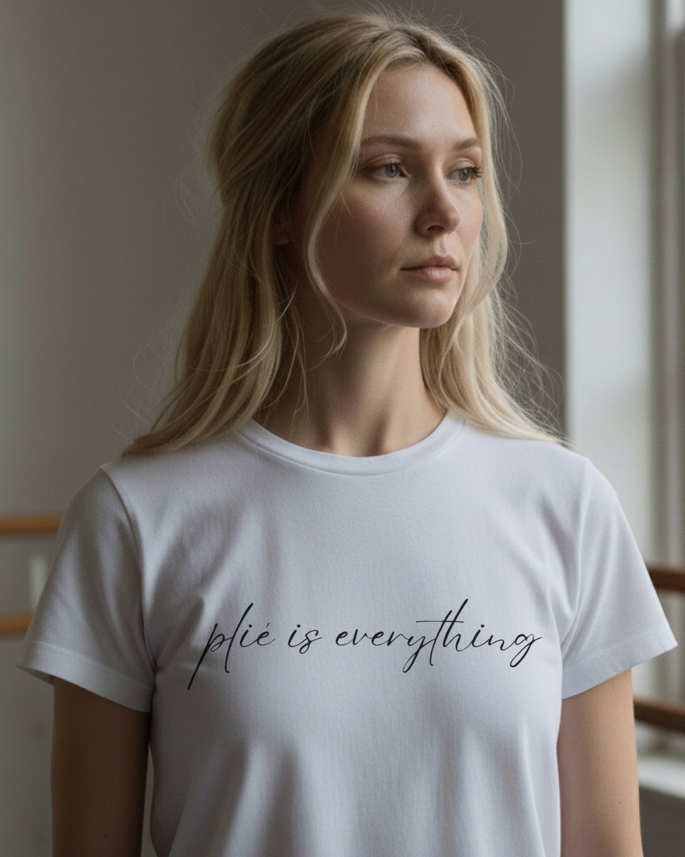 aurent. Unisex Ballet T-Shirts｜plié is everything（White）