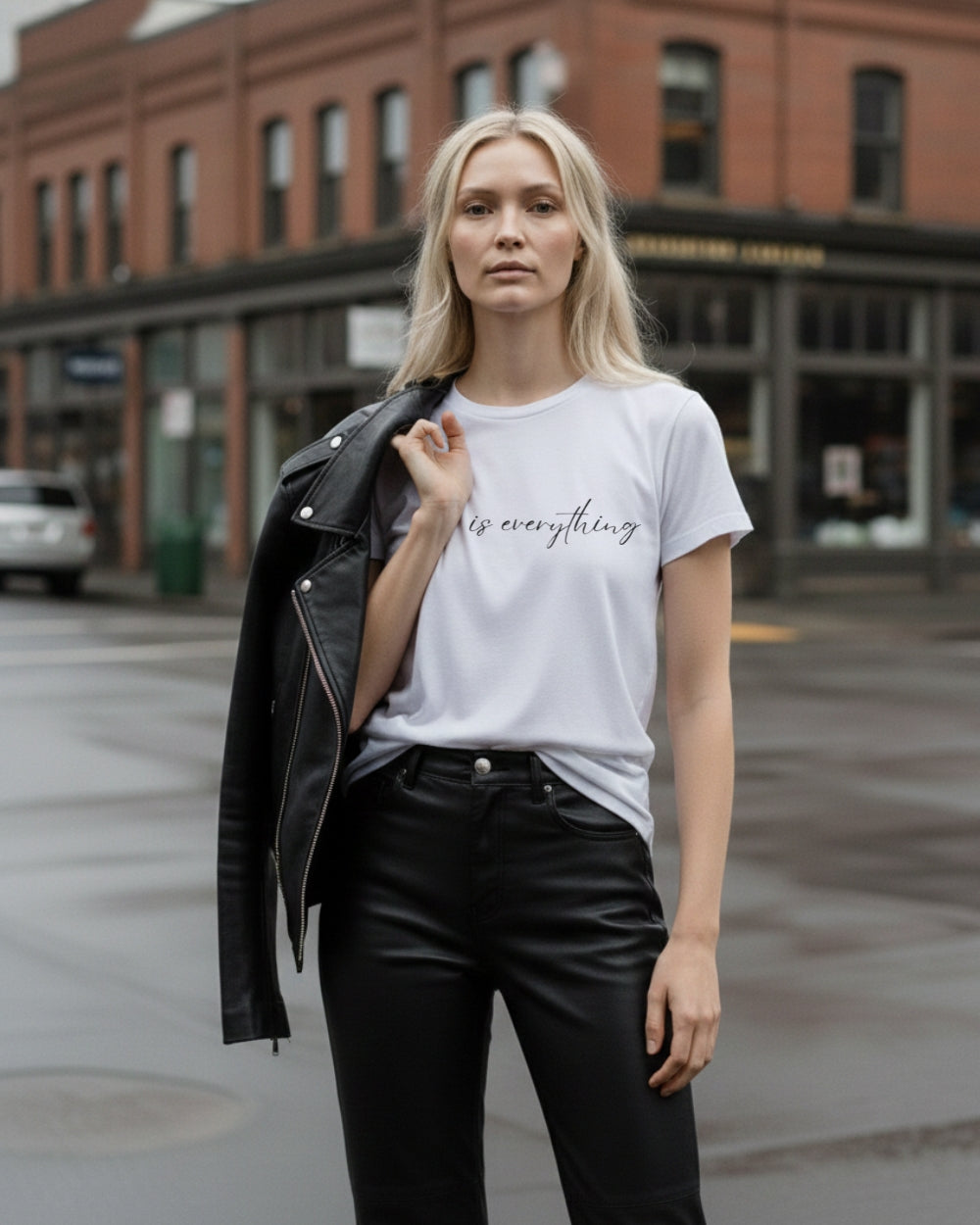 aurent. Unisex Ballet T-Shirts｜plié is everything（White）