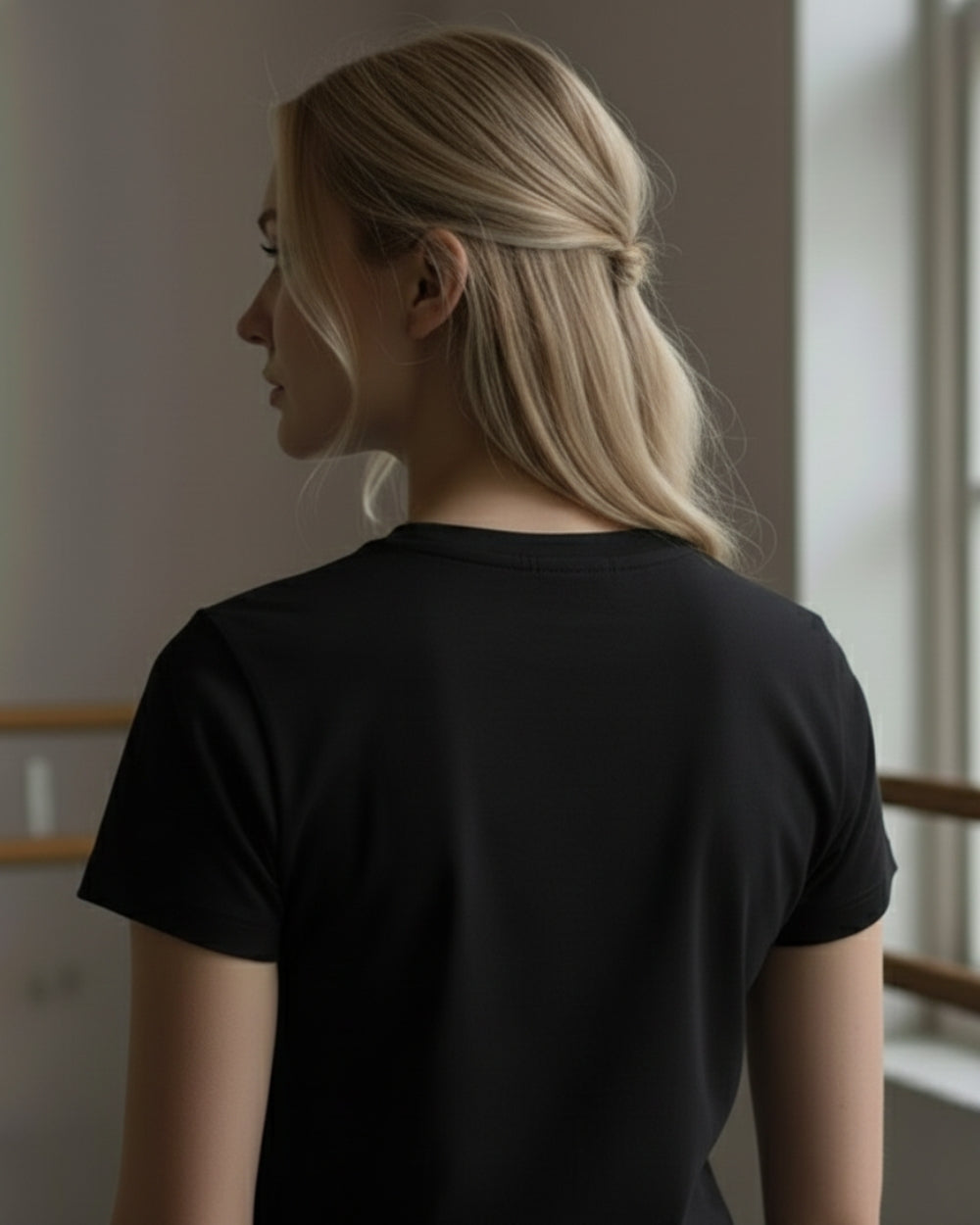 aurent. Unisex Ballet T-Shirts｜trust the plié（Black）