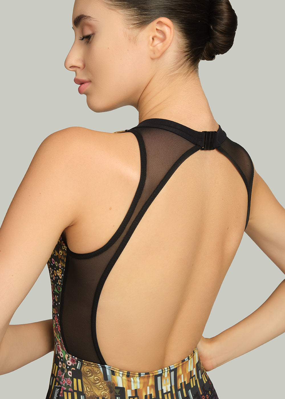 Dionysia High Neck Leotard